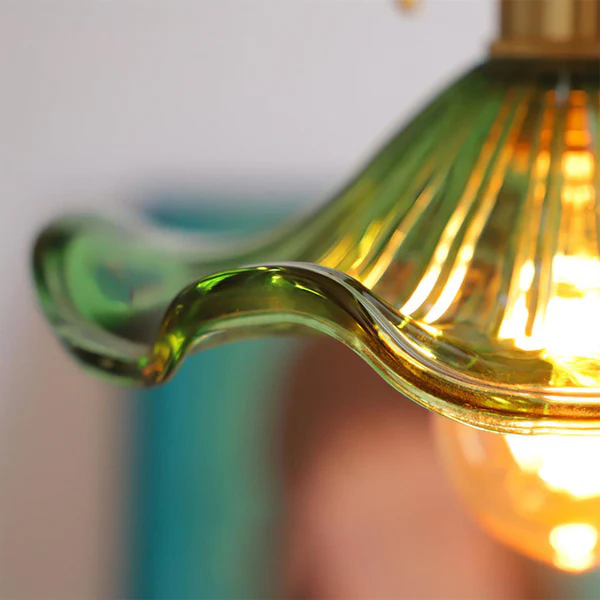 Ozdobna lampa wisząca w kształcie kwiatu | Kwiatowy wzór