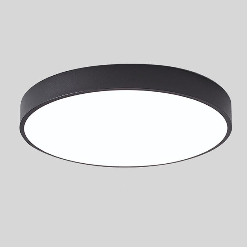 Ozdobna lampa sufitowa LED | Okrągły design Macaroon