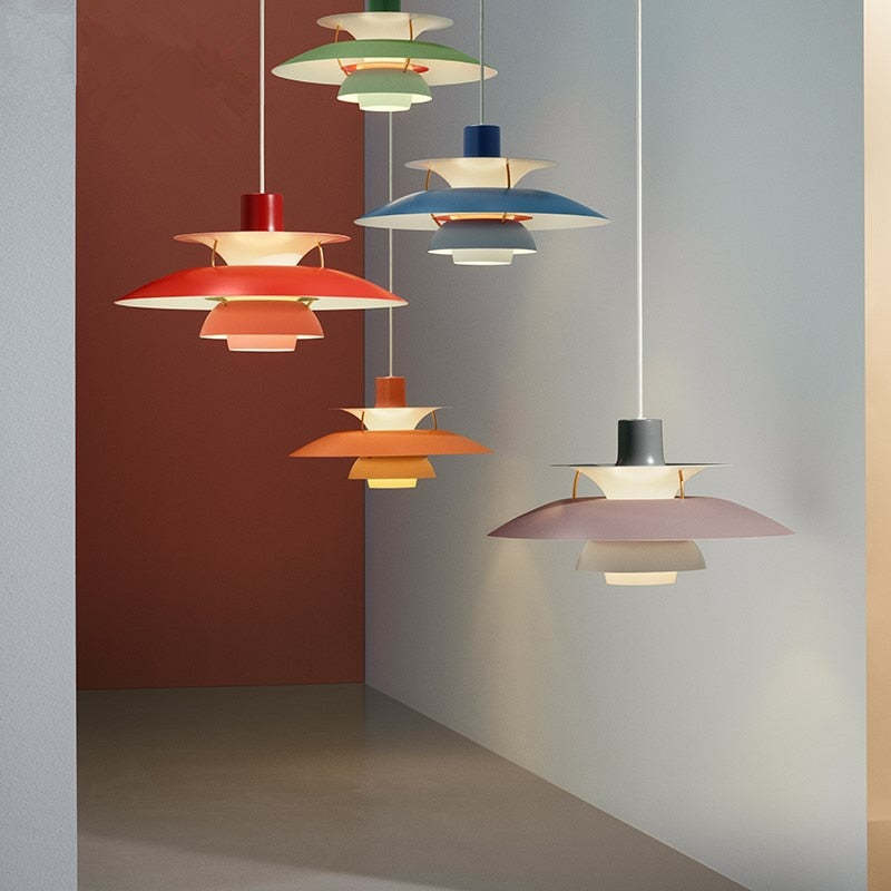 Nowoczesna lampa wisząca do wnętrz | Warstwowy design