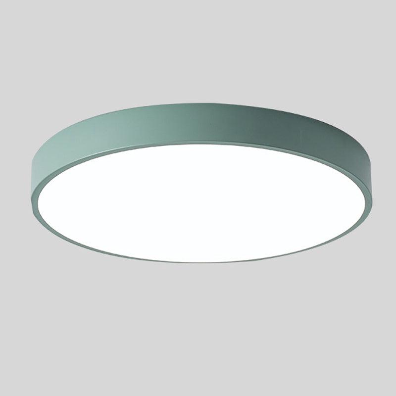 Ozdobna lampa sufitowa LED | Okrągły design Macaroon