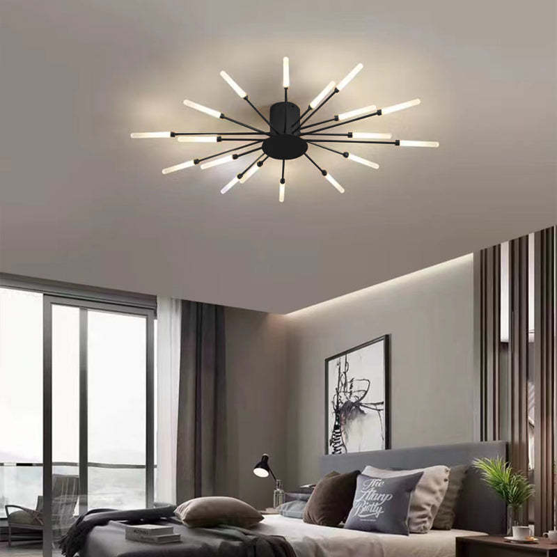 Nowoczesna lampa sufitowa LED | Wzór fajerwerków