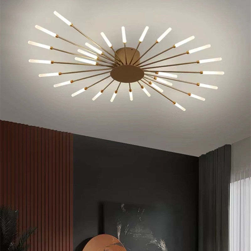 Nowoczesna lampa sufitowa LED | Wzór fajerwerków