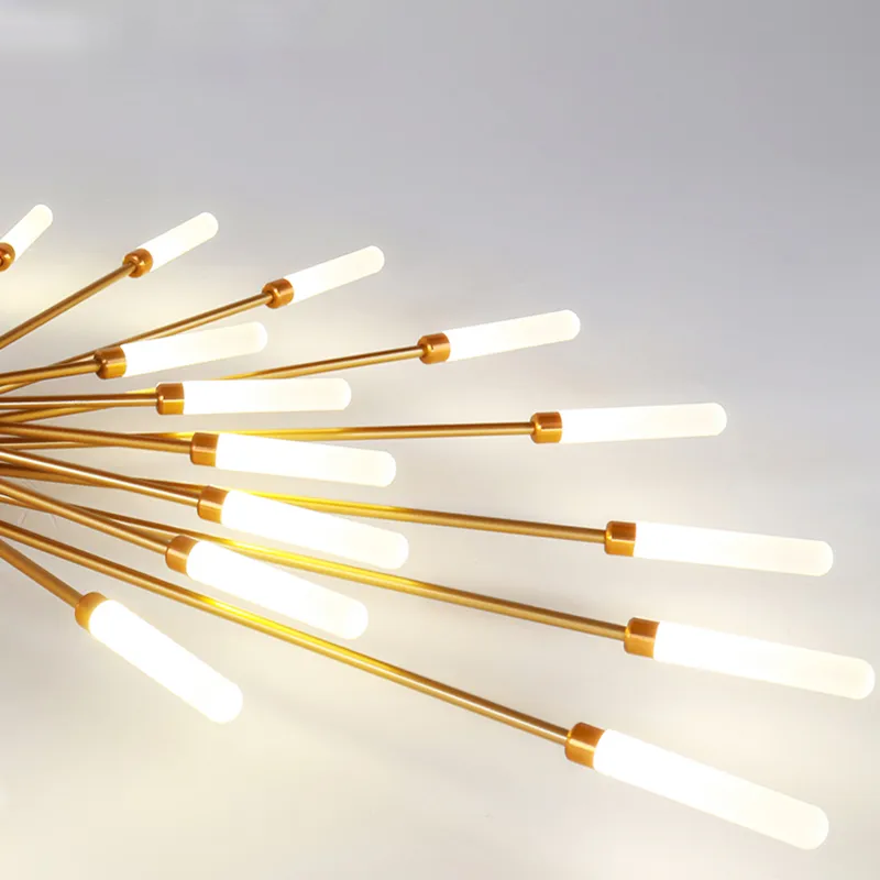 Nowoczesna lampa sufitowa LED | Wzór fajerwerków