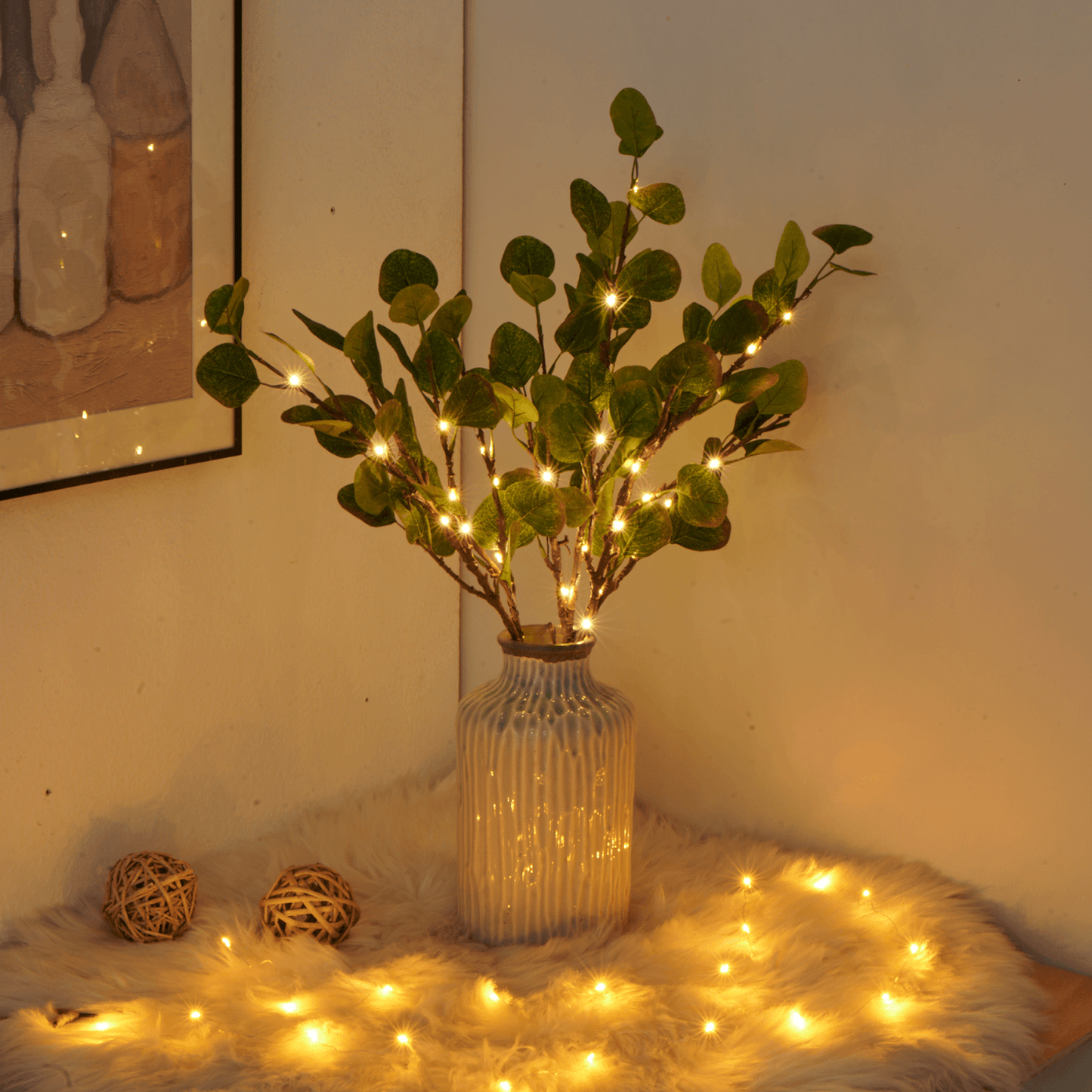 Lampa stołowa LED w stylu bajkowym | Olive Branch Design