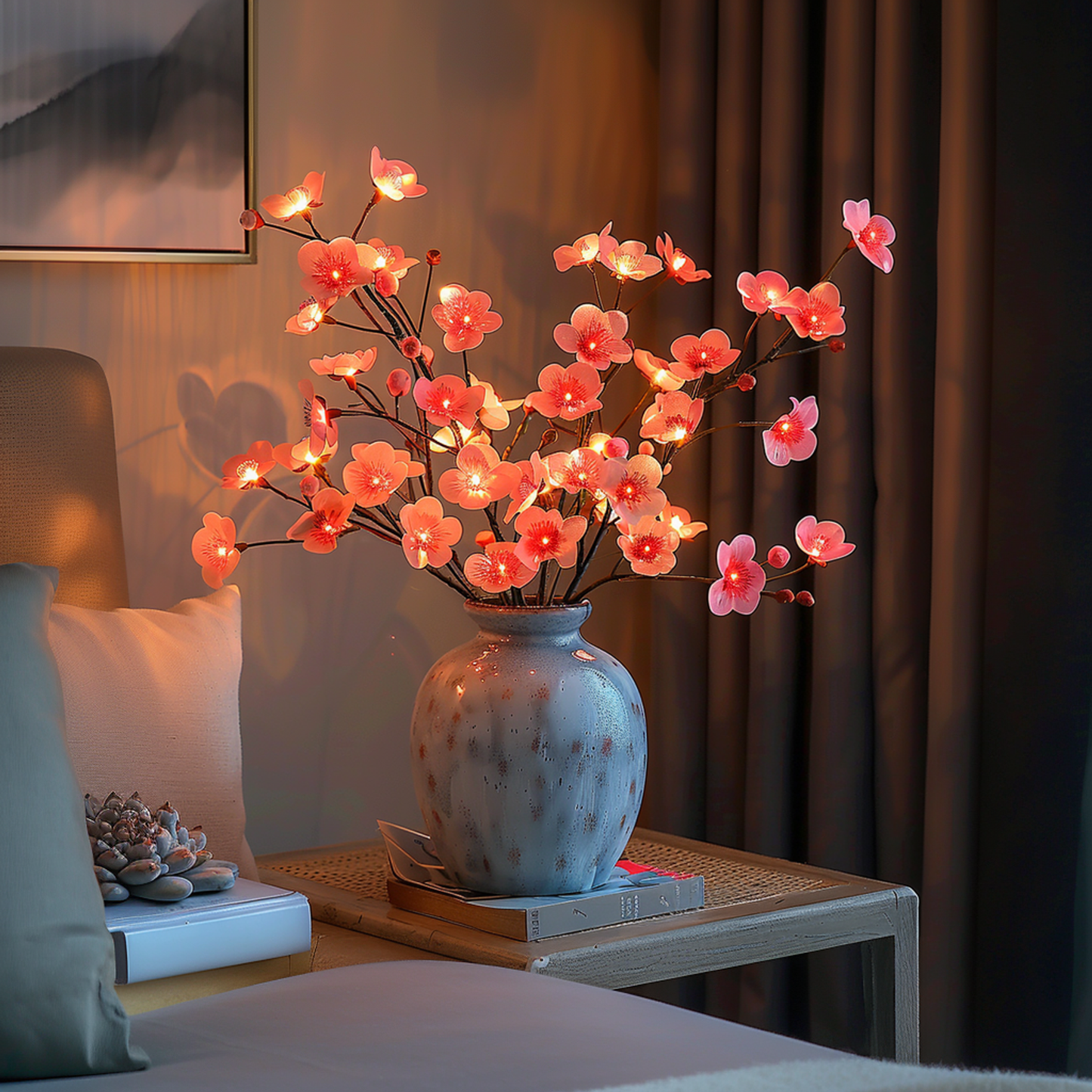 Lampa stołowa LED w stylu bajkowym | Olive Branch Design