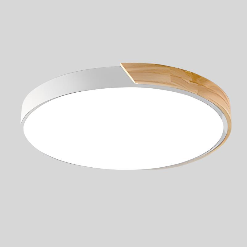Ozdobna lampa sufitowa LED | Okrągły design Macaroon