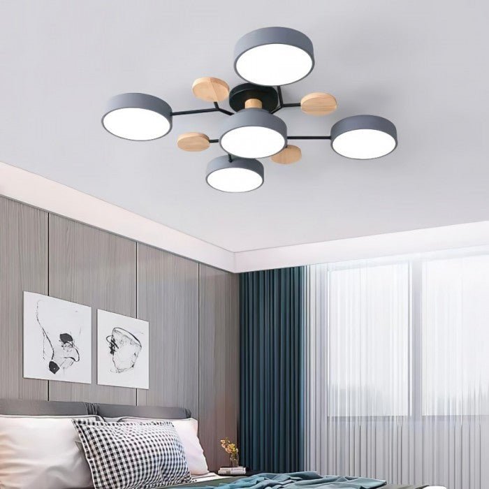 Nowoczesna okrągła lampa sufitowa | LED