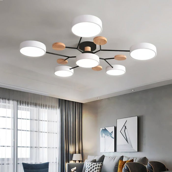 Nowoczesna okrągła lampa sufitowa | LED