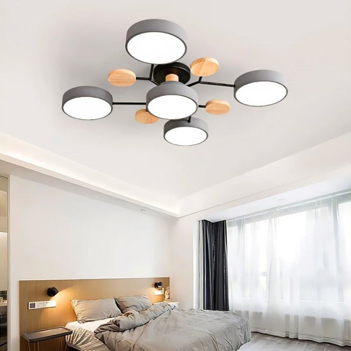 Nowoczesna okrągła lampa sufitowa | LED