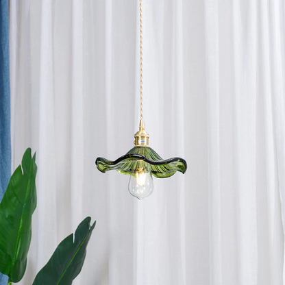 Ozdobna lampa wisząca w kształcie kwiatu | Kwiatowy wzór