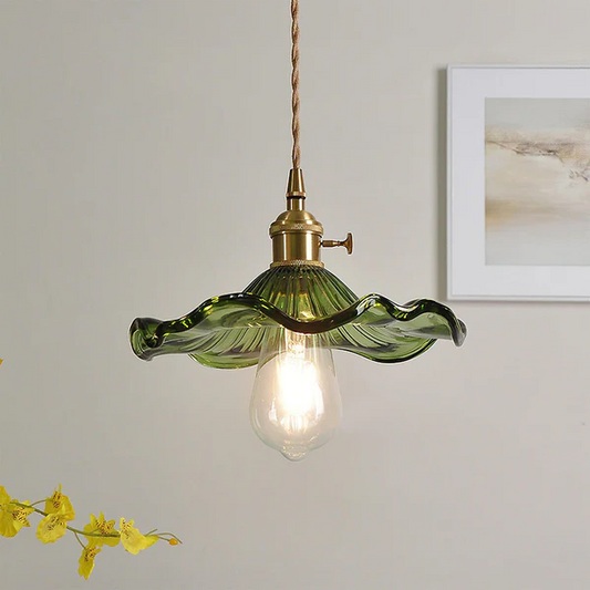 Ozdobna lampa wisząca w kształcie kwiatu | Kwiatowy wzór