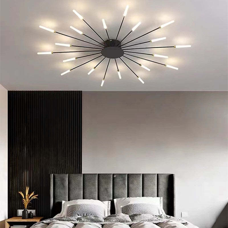 Nowoczesna lampa sufitowa LED | Wzór fajerwerków