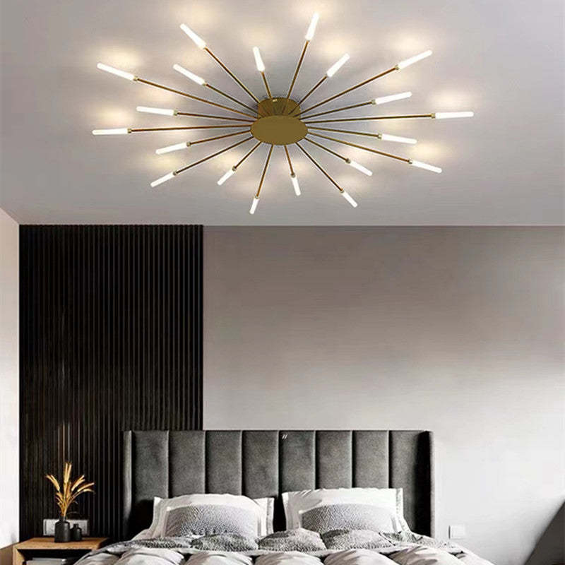 Nowoczesna lampa sufitowa LED | Wzór fajerwerków