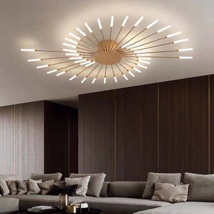 Nowoczesna lampa sufitowa LED | Wzór fajerwerków