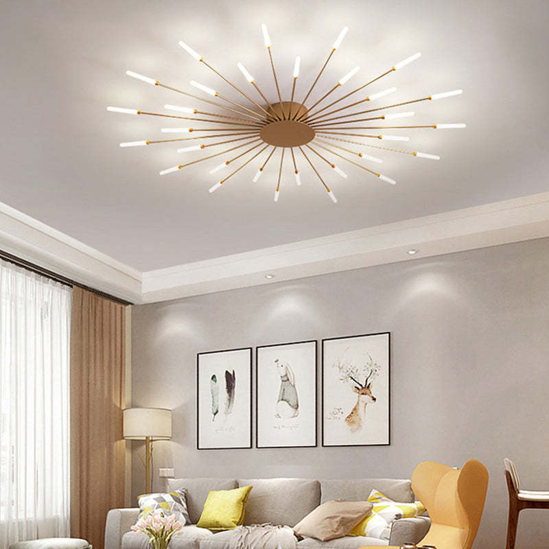 Nowoczesna lampa sufitowa LED | Wzór fajerwerków