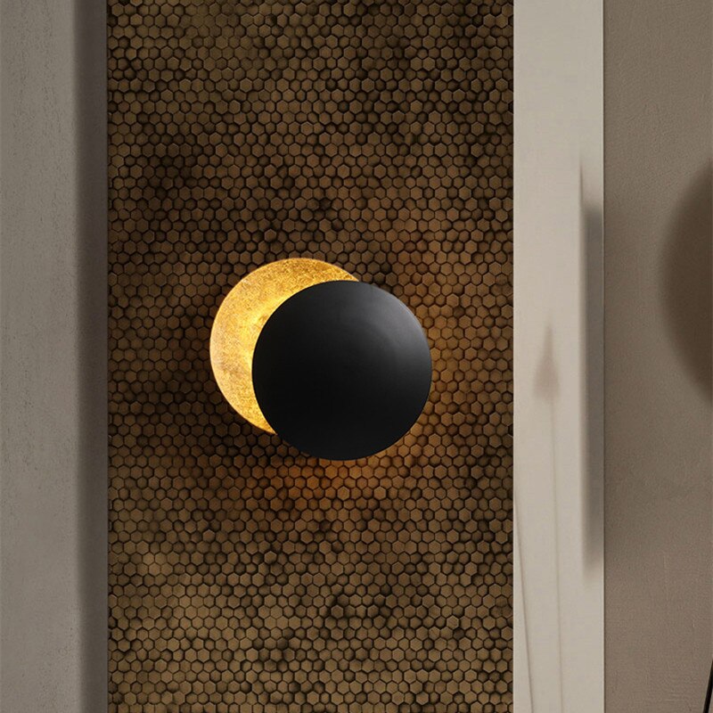 Kinkiet Eclipse Moon | Dekoracyjna lampa LED