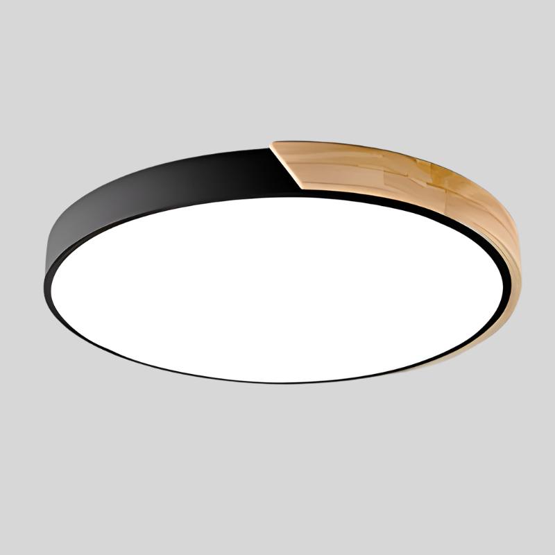 Ozdobna lampa sufitowa LED | Okrągły design Macaroon