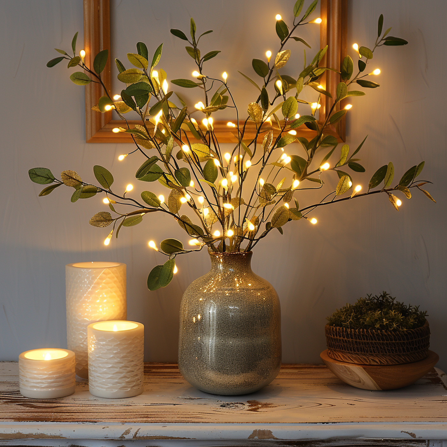 Lampa stołowa LED w stylu bajkowym | Olive Branch Design