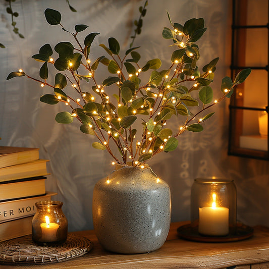 Lampa stołowa LED w stylu bajkowym | Olive Branch Design