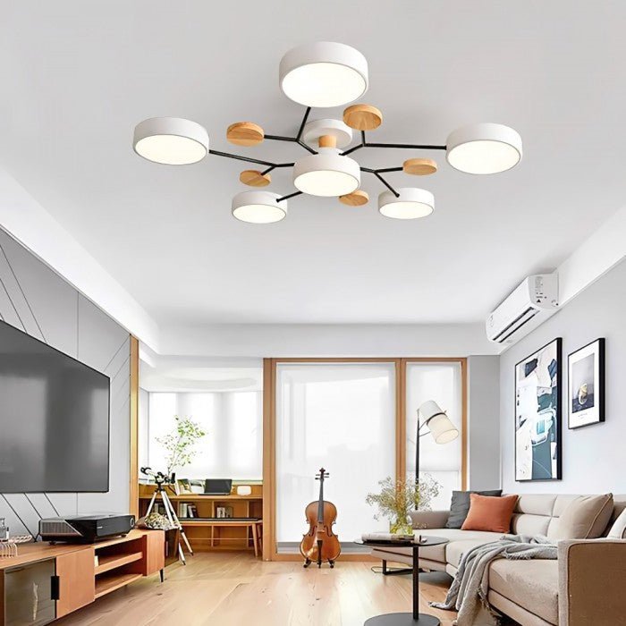 Nowoczesna okrągła lampa sufitowa | LED
