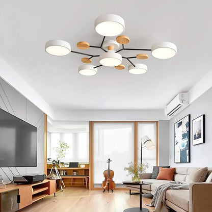 Nowoczesna okrągła lampa sufitowa | LED