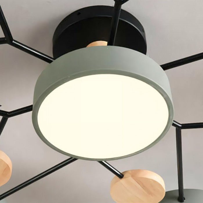 Nowoczesna okrągła lampa sufitowa | LED