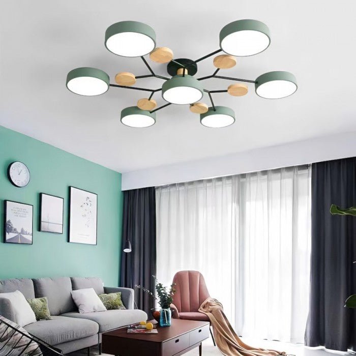 Nowoczesna okrągła lampa sufitowa | LED