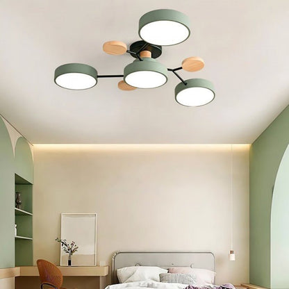 Nowoczesna okrągła lampa sufitowa | LED