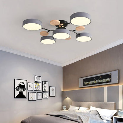 Nowoczesna okrągła lampa sufitowa | LED
