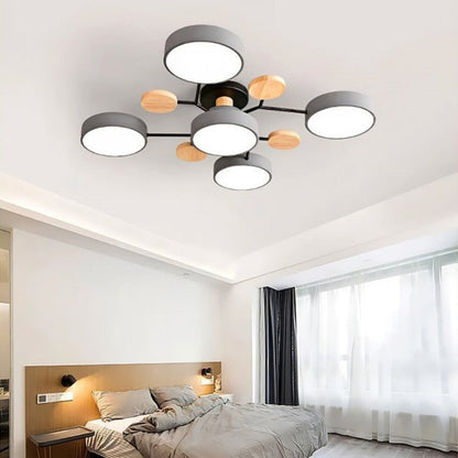 Nowoczesna okrągła lampa sufitowa | LED