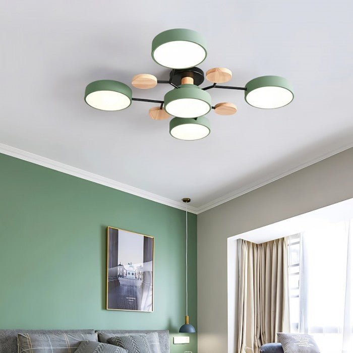 Nowoczesna okrągła lampa sufitowa | LED